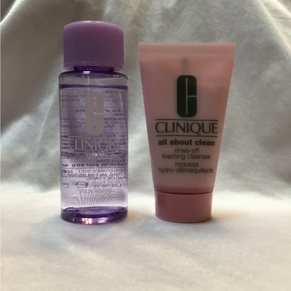 Clinique All About Clean Foaming Cleanser and Take the Day Off Makeup Remover